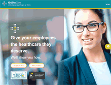 Tablet Screenshot of onsitecareclinics.com